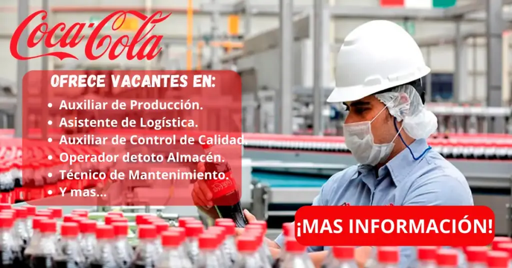 OPORTUNIDAD LABORAL EN COCA COLA