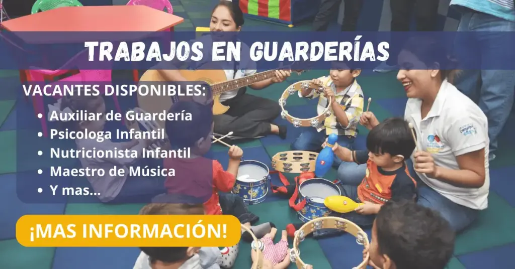 TRABAJOS EN GUARDERÍAS